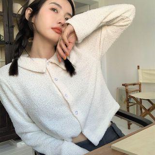 Plain Polo Shirt Milky White - One Size