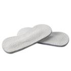 Genuine Leather Heel Shields White - One Size