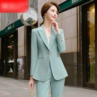 One Button Blazer / Dress Pants / Set