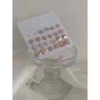 Set: Alloy Earring (assorted Designs) Set Of 12 Pairs - Earring - One Size