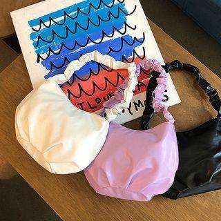 Shirred-strap Shoulder Bag