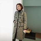 Toggle-button Quilted Coat
