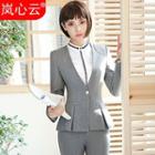 Peplum Blazer / Set: Blazer + Dress Pants / + Pencil Skirt + Long-sleeve Shirt
