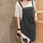 Two-way Denim Overall Dress