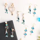 Non-matching Alloy Mermaid & Scallop Dangle Earring