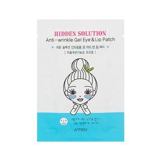 Apieu - Hidden Solution Anti-wrinkle Gel Eye & Lip Patch (2pcs)