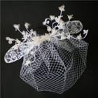 Wedding Lace Mesh Headpiece As Shown In Figure - One Size