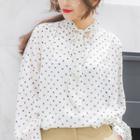 Long-sleeve Dotted Top / Dress / Camisole Top