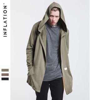 Open-front Hooded Jacket