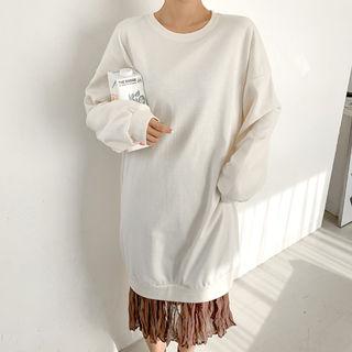 Round-neck Boxy Pullover Dress