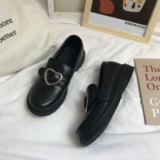 Heart-accent Loafers