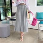 Detachable-strap Long Jumper Skirt