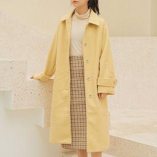 Single Breast Loose Coat