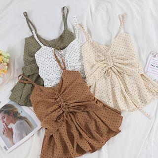 Dot V-neck Camisole Top