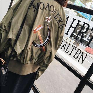 Loose-fit Embroidered Light Jacket