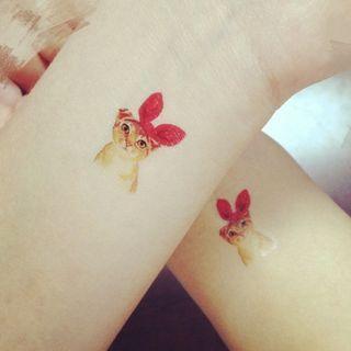 Cat Cat / Rabbit Print Waterproof Temporary Tattoo One Piece - One Size