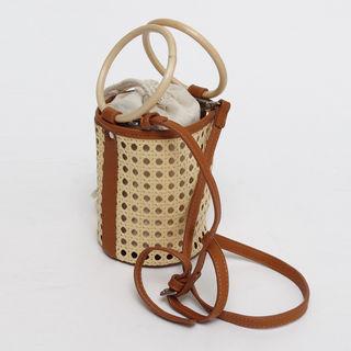 Set: Cylinder Bucket Bag + Pouch