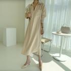 Long Shirtdress With Belt