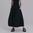 Belted Oversized Skort Black - One Size