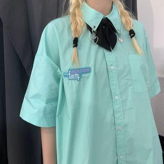 Short-sleeve Heart Accent Shirt