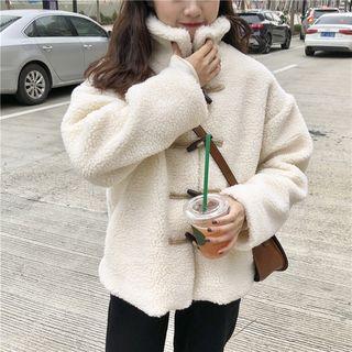 Fleece Toggle Coat As Figure - One Size