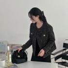 [lovb] Open-front Tweed Jacket