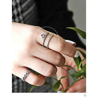 Double Silver Ring
