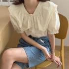 Shawl Cropped Top