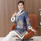 Traditional Chinese Long-sleeve Pattern Top