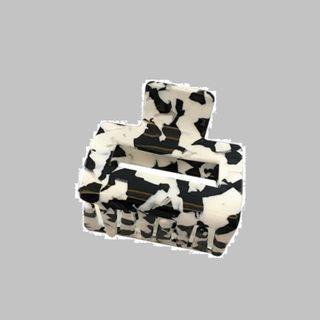 Milk Cow Print Acetate Hair Clamp