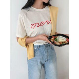 Merci Printing Short-sleeve T-shirt