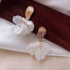 Petal Fringed Earring 1 Pair - As Shown In Figure - One Size