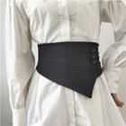Asymmetrical Belt Black - One Size