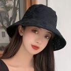 Lace Bucket Hat Black - One Size