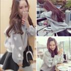 Heart Pattern Pullover