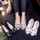 Buckled Fringed Flats