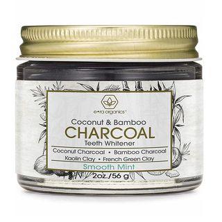Era Organics - Coconut And Bamboo Activated Charcoal Teeth Whitener Powder, 2oz 2oz / 56g