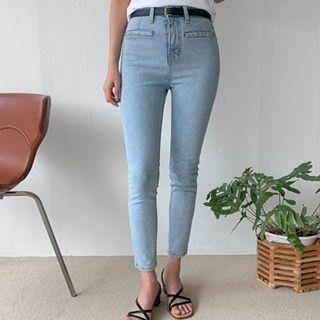 Pocket-detail Slim-fit Jeans