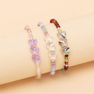 Color Block Beaded Bracelet / Necklace