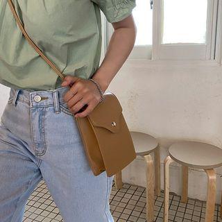 Snap-button Flap Mini Cross Bag