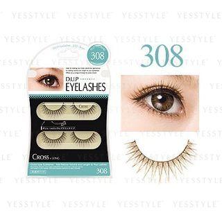 D-up - Eyelash (#308 Brown Color Volume) 2 Pairs