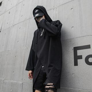 Slitted Oversized Hoodie