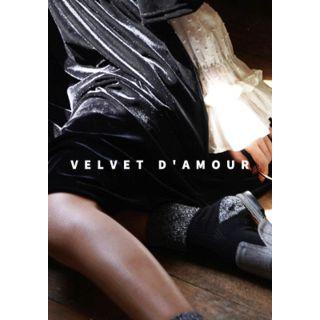 Short-sleeve Shirred-waist Velour Dress