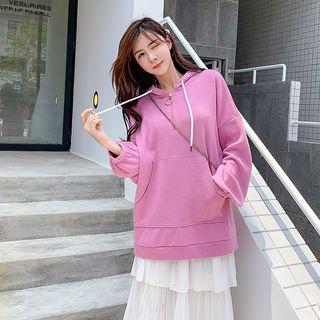Oversize Zip Detail Hoodie
