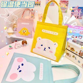 Cartoon Print Insulated Lunch Bag