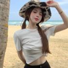 Sheath White Short-sleeve T-shirt