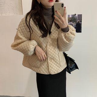 Single-breasted Jacket Milky White - One Size