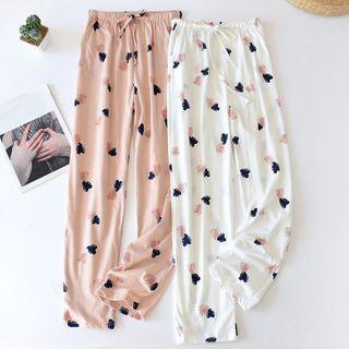 Heart Print Lounge Pants