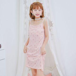 Strappy Printed Dress