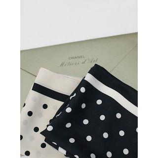 Color-block Dotted Scarf